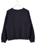 REISS Cody Cotton Supersoft Blend Crew Neck Sweatshirt In Navy Blue UK L