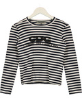 Good Design Shop Blue & White Long Sleeve Top UK S