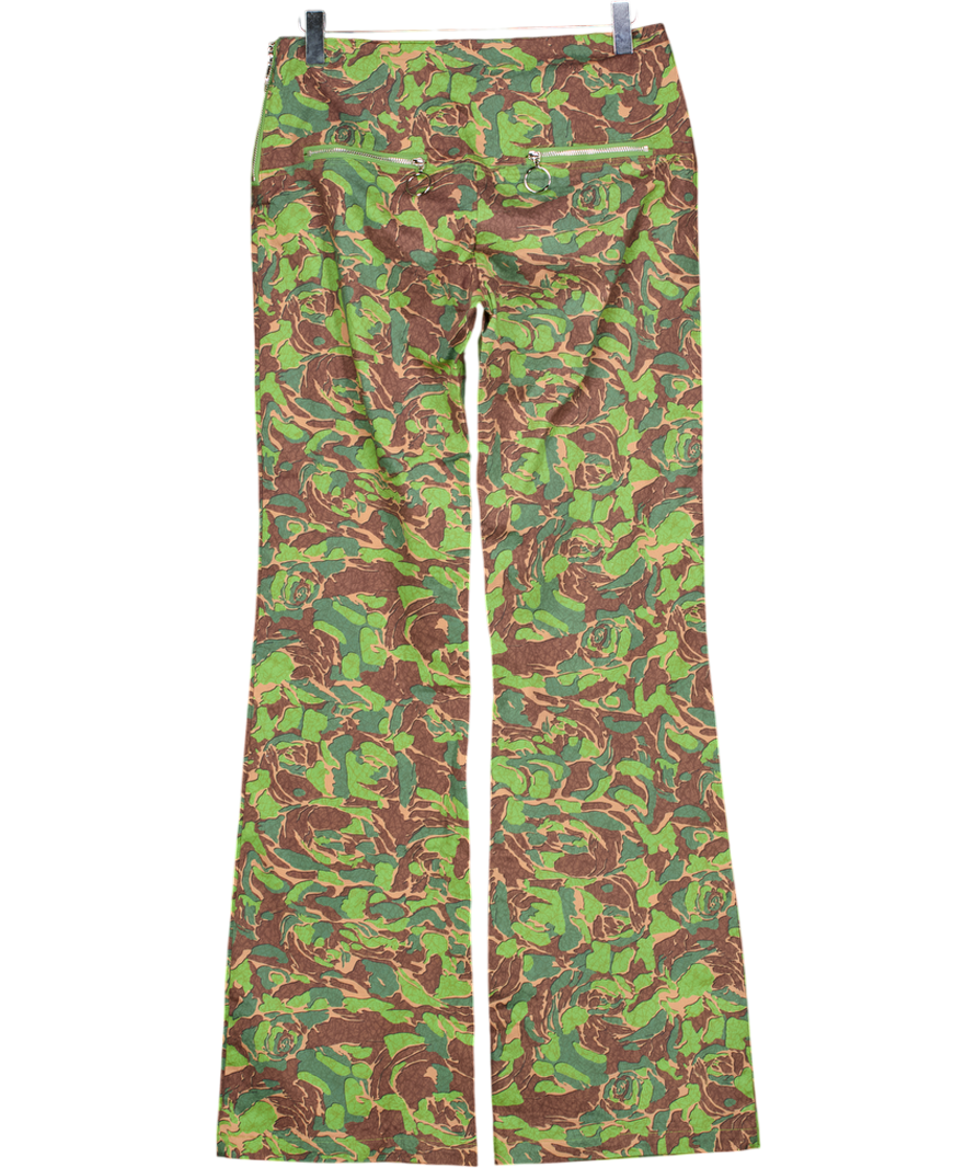 TIGER MIST Green Camo Trousers UK XS