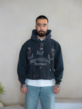 REPRESENT Thoroughbred Cotton Long Sleeve Hoodie UK XS