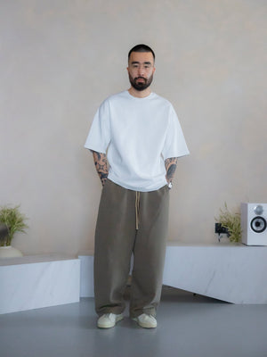 Fear of God Essentials Green Wide Leg Sweatpants UK XS
