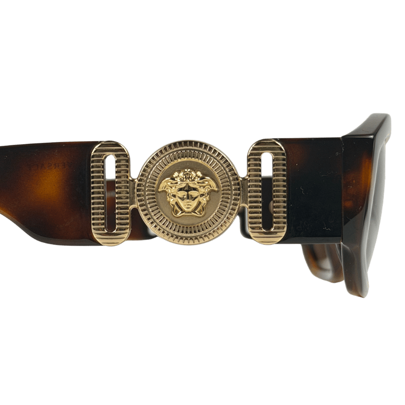 Versace Brown tortoise / gold Biggie 4361 Sunglasses