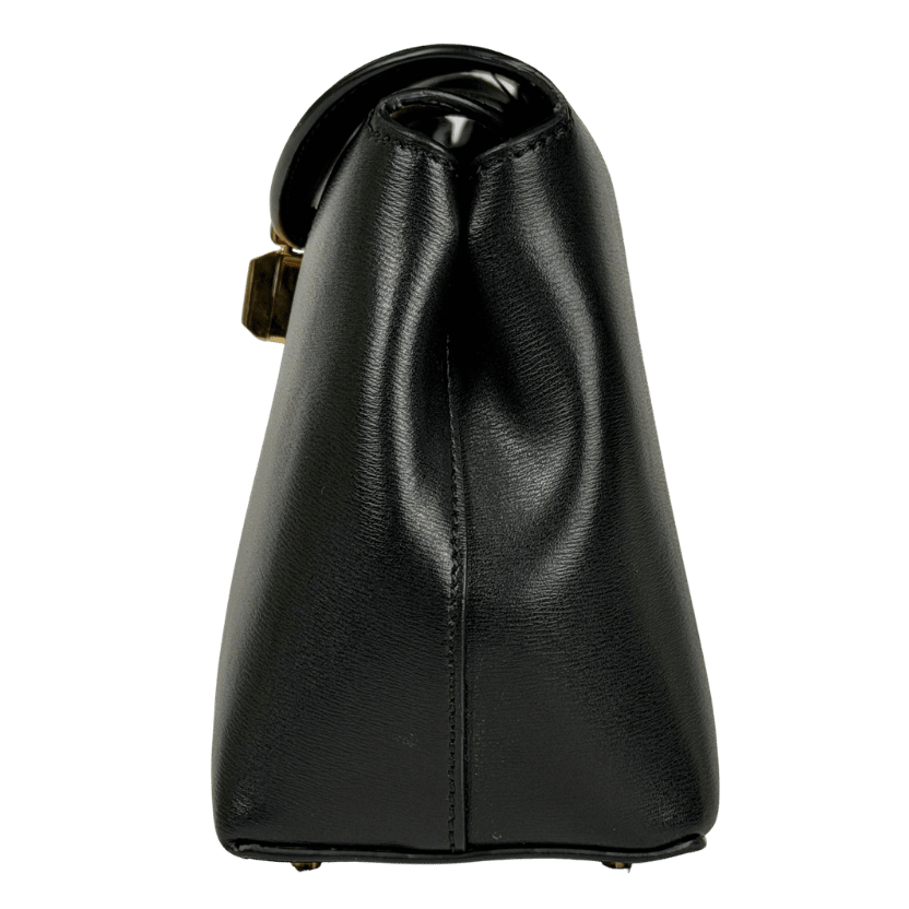 Totême Black T-lock Top Handle Bag One Size