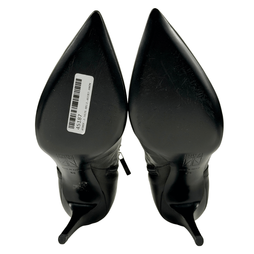 TAMARA MELLON Black Buckle Detail Pointed Toe Heels UK 5 EU 38 👠