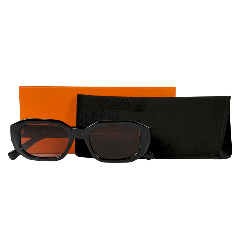 MELLER Kessie Dark Brown Polarised Anti-scratch Sunglasses In Case/box