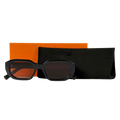 MELLER Kessie Dark Brown Polarised Anti-scratch Sunglasses In Case/box