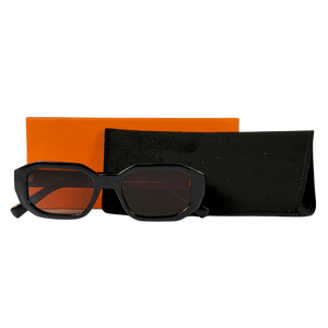 MELLER Kessie Dark Brown Polarised Anti-scratch Sunglasses In Case/box