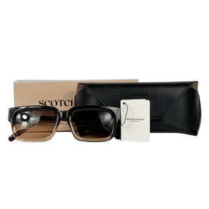 SCOTCH & SODA Brown 40th Anniversary Chunky Square Ombre Sunglasses One Size