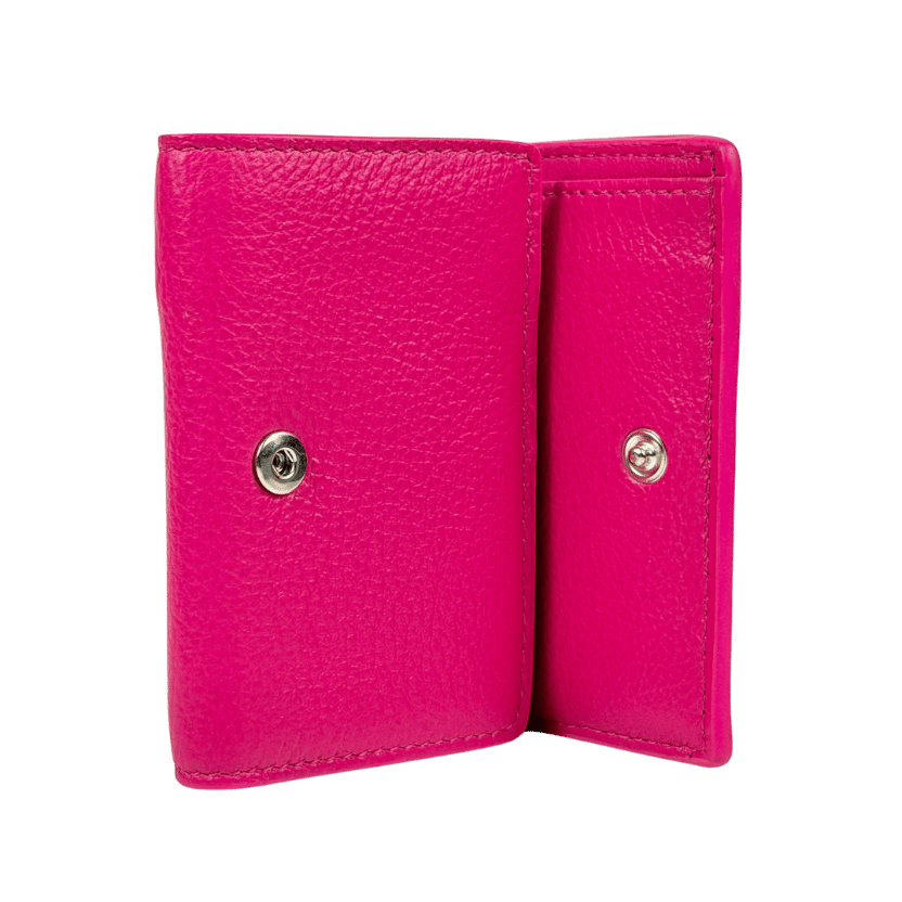 BALENCIAGA Papier Wallet Purse Mini Rose Magenta Pink