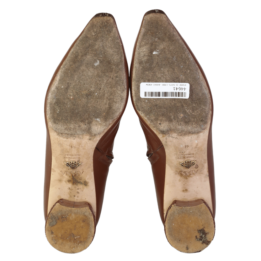 Atana Croc Heel Boot 55 Saddle Brown UK 8 EU 41 👠