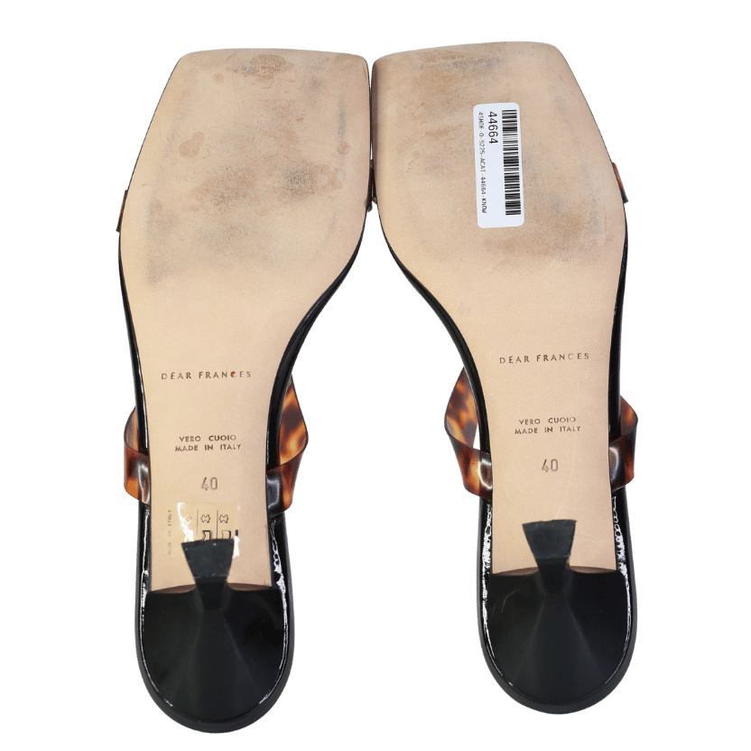 Dear francis Black Rain Sandal UK 7 EU 40 👠