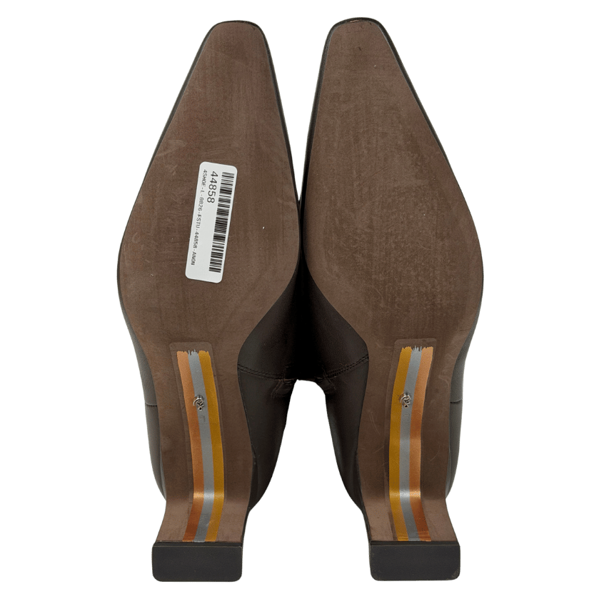 SAM EDELMAN Sylvia Cosy Leather Knee High Boots, Brown Us9 UK 6.5 EU 39.5 👠