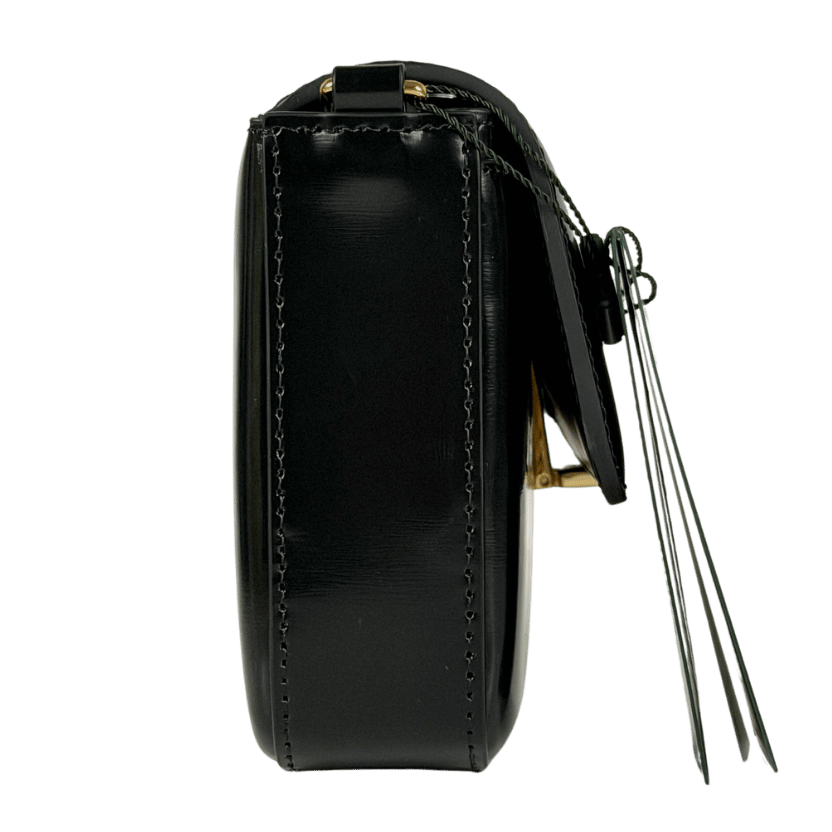 HOLLAND COOPER Marais Shoulder Bag Black Leather