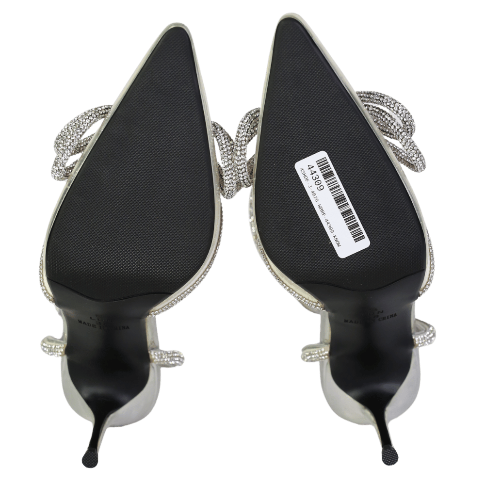 Ducie Metallic Dimaonte Bow Heels UK 5 EU 38 👠