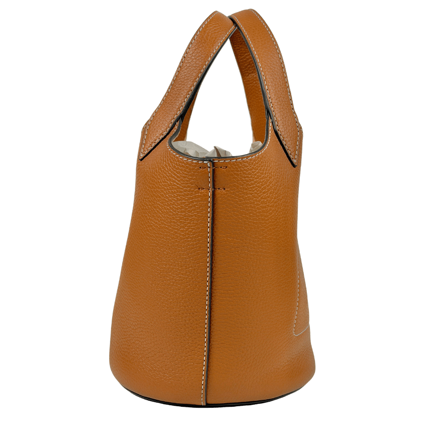 VERONICA BEARD Anchor Bag Tan Brown Leather Top-handle Bag