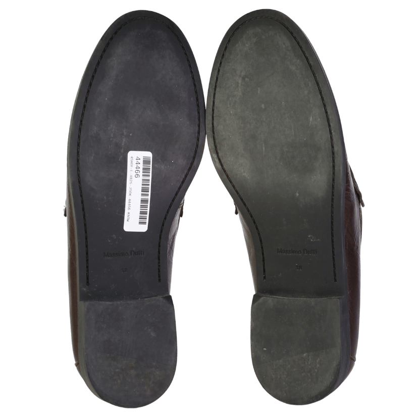 Massimo Dutti Brown Penny Loafers UK 5 EU 38 👠