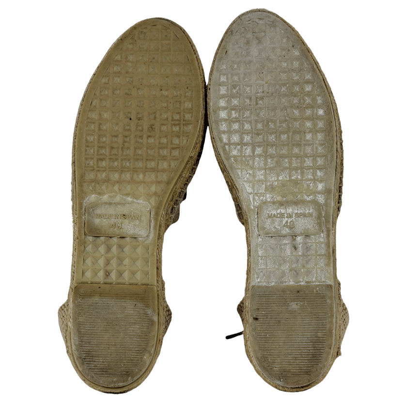 Penelope Chilvers Green Low Valenciana Dali Espadrille UK 7 EU 40