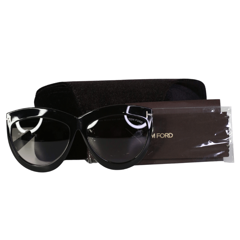 Tom Ford Black Doris Tf1112 Sunglasses in Case