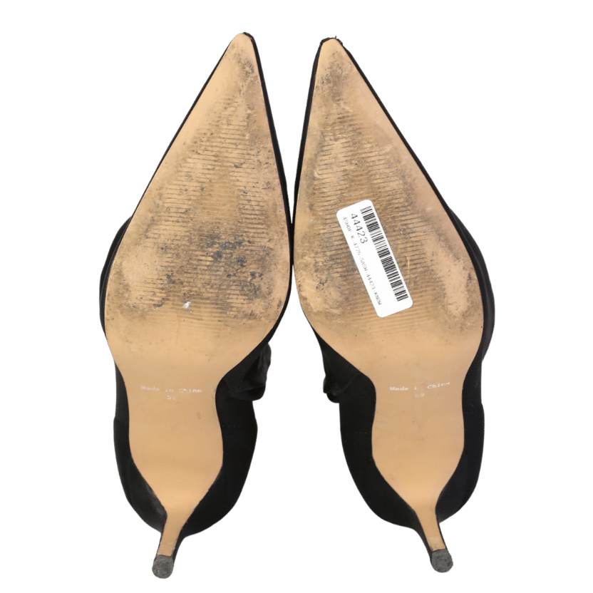 NA-KD Black Ankle Sock Boots UK 6 EU 39 👠