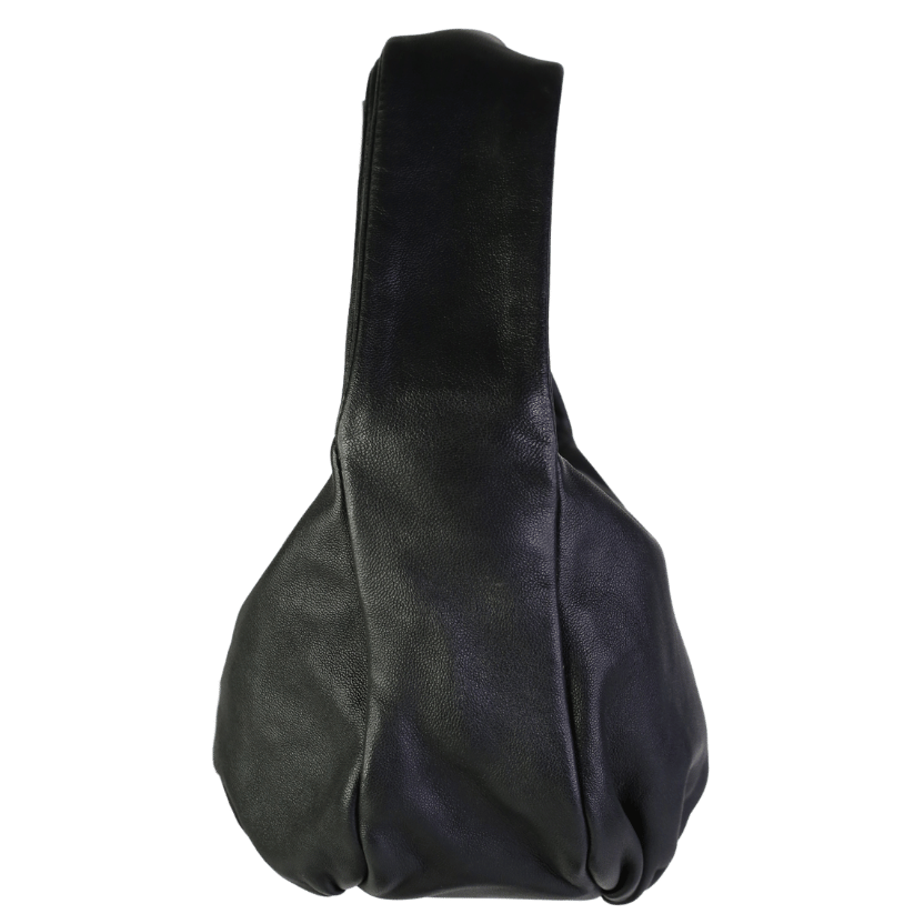 COS Black Micro Leather Chain Bag One Size