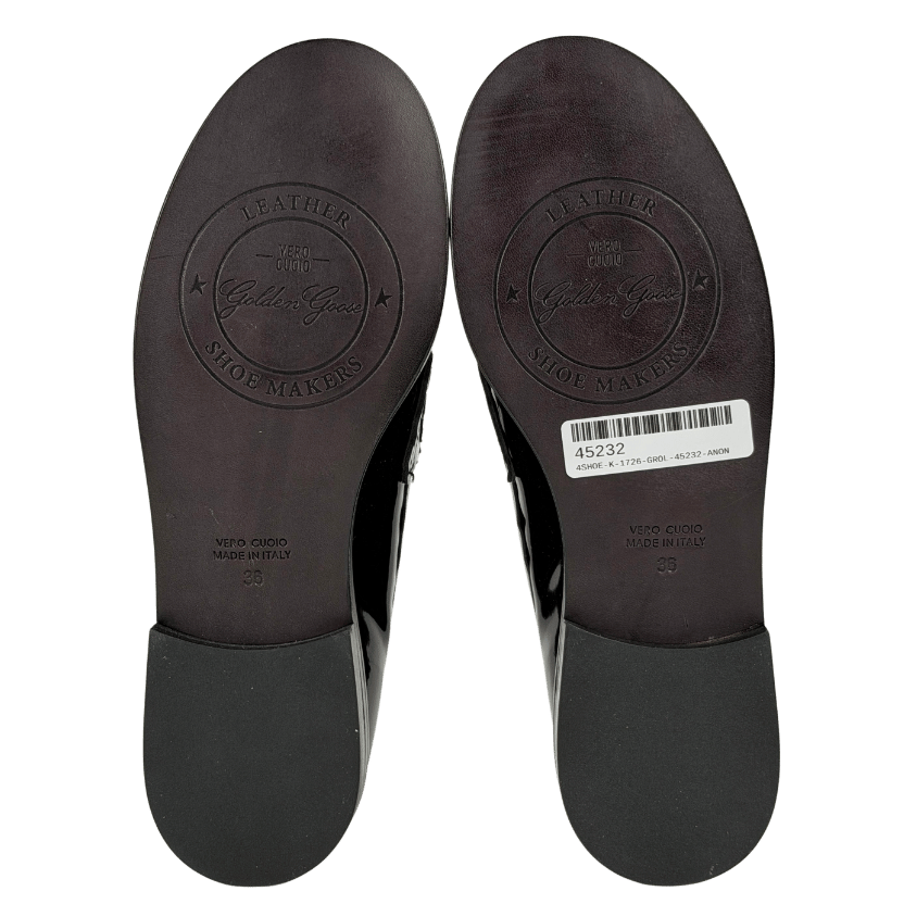GOLDEN GOOSE Classic Black Patent Loafers UK 3 EU 36 👠