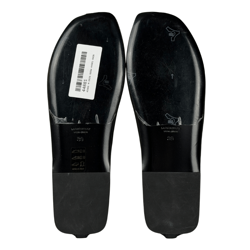 CHRISTOPHER ESBER Black Mesh Ballet Flats UK 6 EU 39 👠