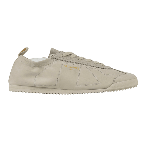 AllSaints Challk White Kenny Low Top Suede Trainers UK 5 EU 38