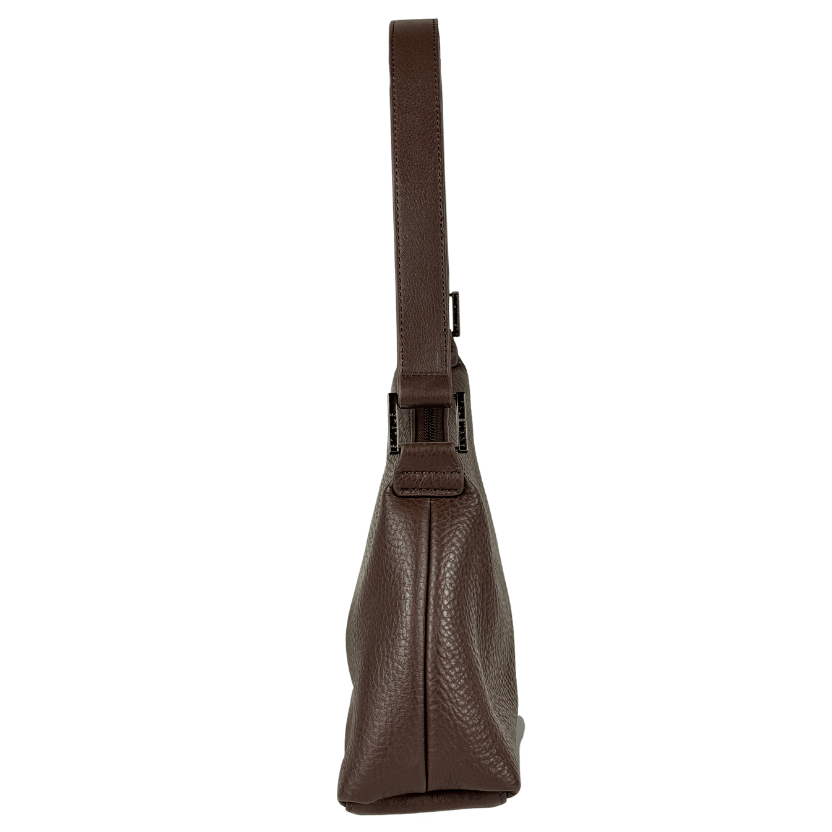 STATUS ANXIETY Brown Reverie Bag - Cocoa/Brushed Gold