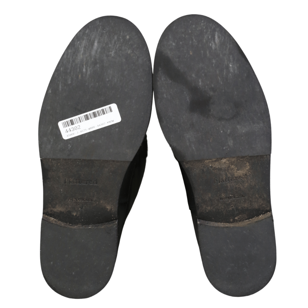 Flattered Florentine Leather Black UK 4 EU 37 👠