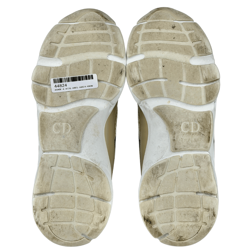 Dior B22 Beige White Calfskin Trainer UK 6 EU 40 👞