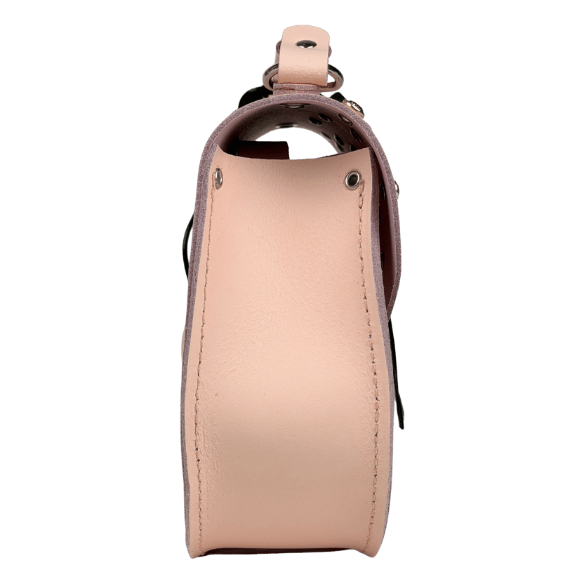 THE CAMBRIDGE SATCHEL COMPANY Cloud Pink Matte With Swarovski Crystals Leather Bag One Size