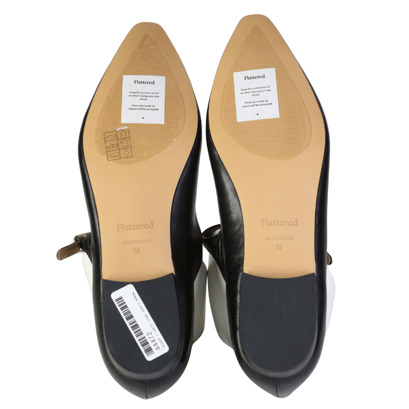 Flattered Camila Leather Black UK 6 EU 39 👠