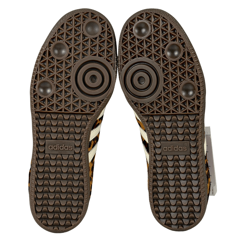 ADIDAS Brown Ponyhair Leopard Samba Og Trainers UK 5 EU 38 👠