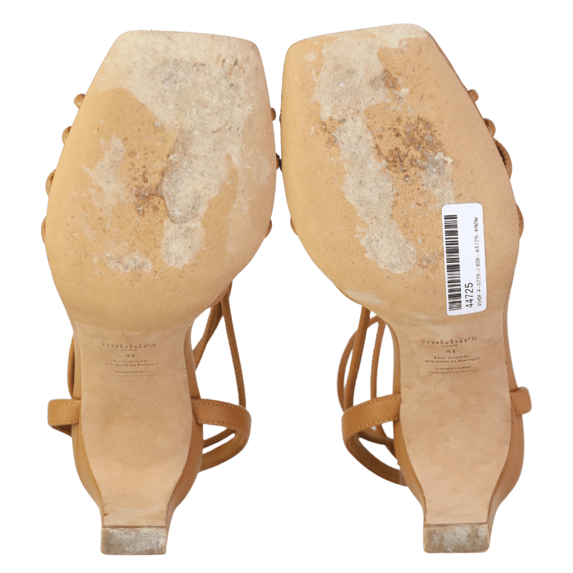 BOBBIES Brown Jenna Heels UK 8 EU 41 👠