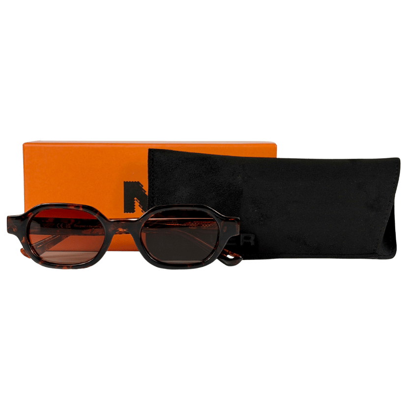 MELLER Brown Cumbo Tortoise Anti-scratch Sunglasses In Case/box One Size