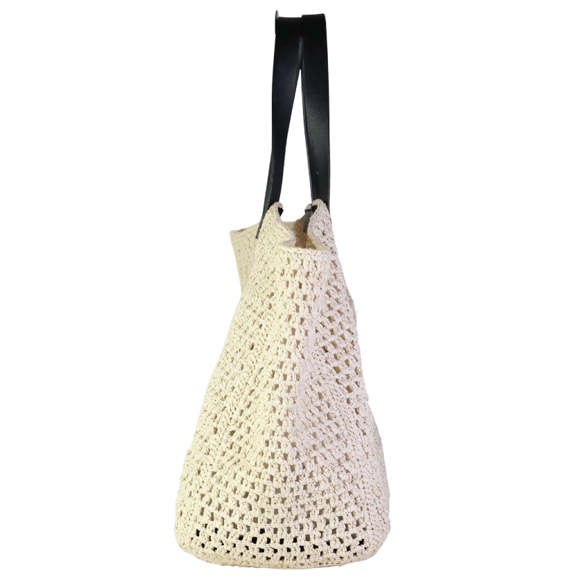 Anine Bing Beige Rio Large Straw Tote Bag One Size