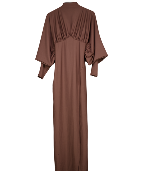ASOS Brown Backless Maxi Dress UK 10