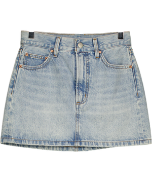 ARITZIA Denim Forum Blue Mini Skirt W24