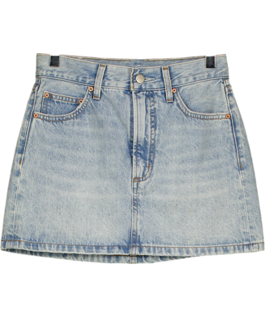 ARITZIA Denim Forum Blue Mini Skirt W24