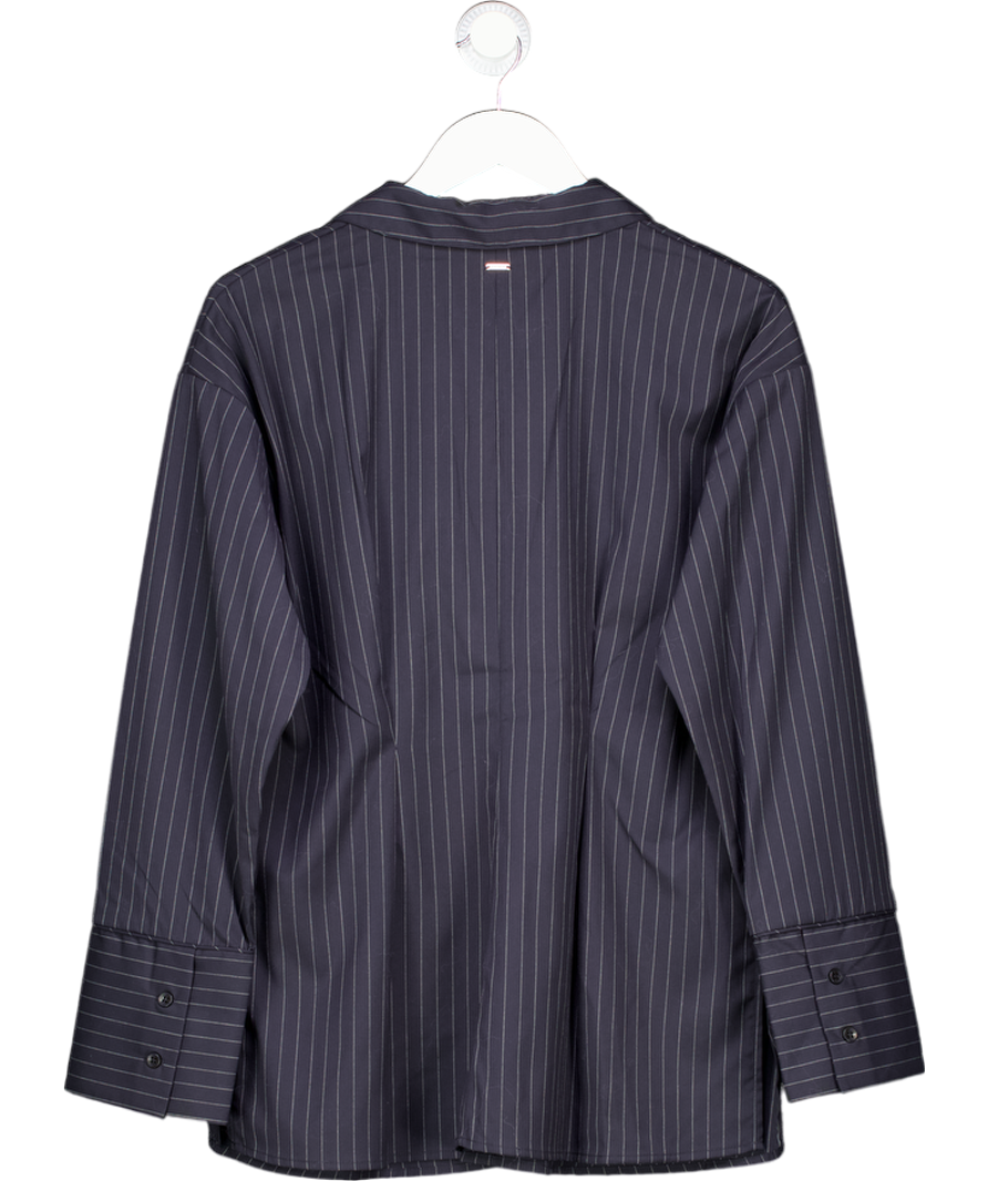 lounge Blue Asymmetric Shirt UK 10