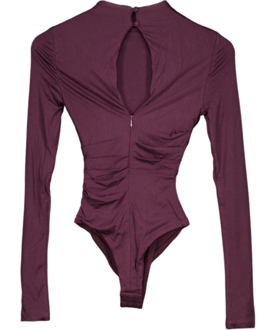Babyboo Purple Pearson Bodysuit - Plum Brown UK XS