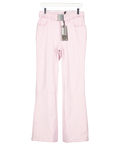 BO + TEE Waterproof Belted Ski Salopettes In Powder Pink UK M
