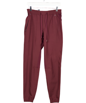 Lululemon Red Tapered Dri-fit Joggers UK S