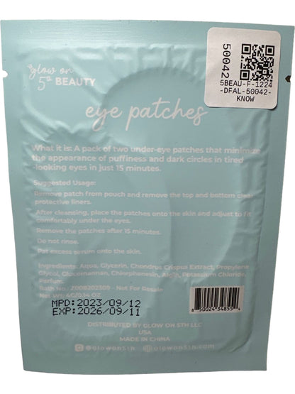 5th Beauty Blue Eye Patches Reduce Puffiness & Dark Circles