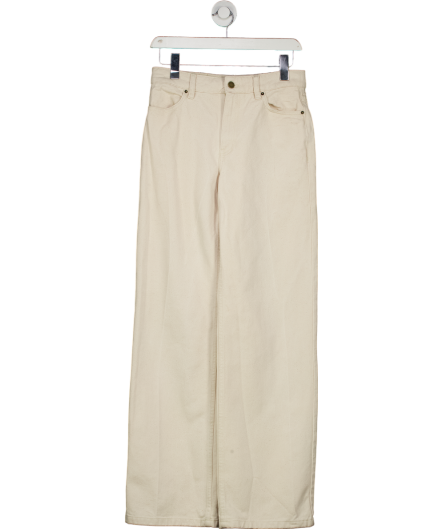 Sezane White Brut Sexy Jeans UK 8