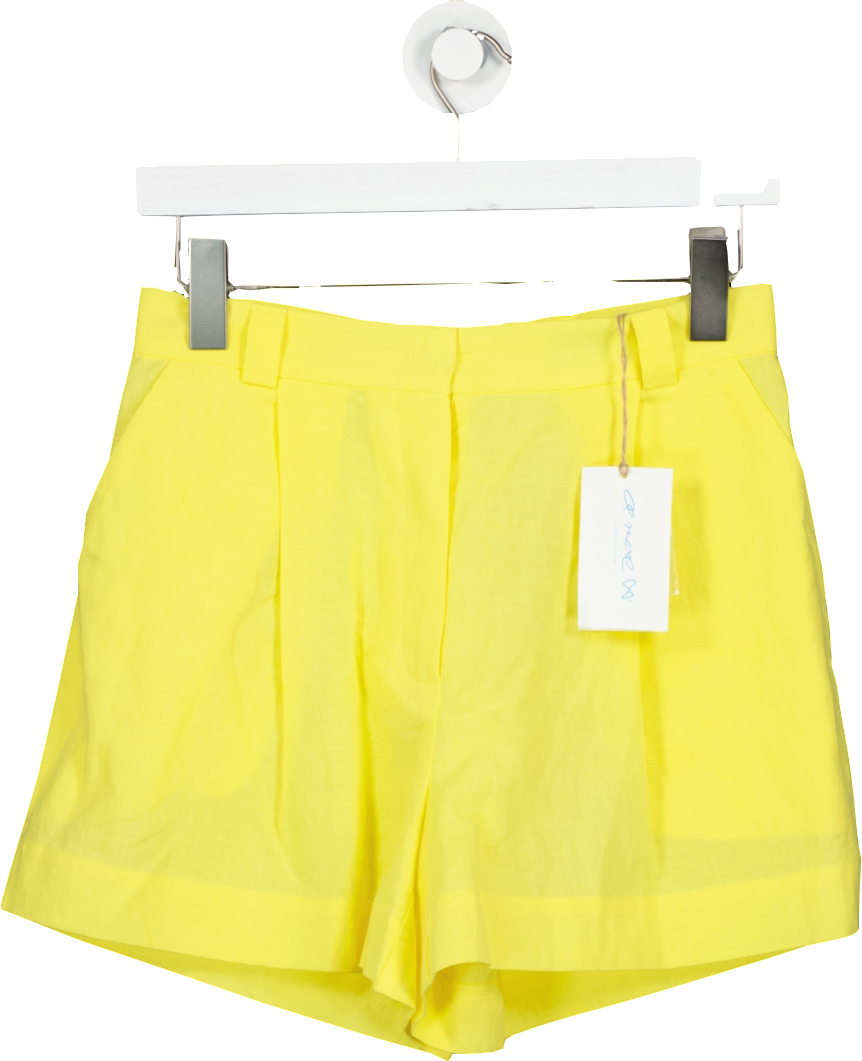 A Mere Co Yellow Beach Shorts UK S