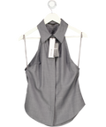 MISHA Grey Australia Halter Shirt UK S