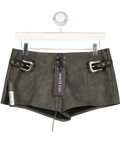 WHITE FOX 2-piece In The Crowd Bustier Top (uk M) & Shorts Set (uk S) - Charcoal Grey UK S/M