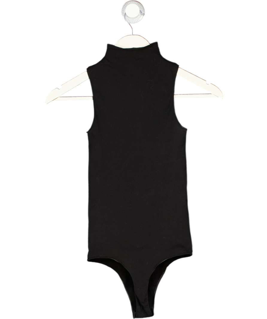 COMMANDO Black High Neck Sleeveless Bodysuit One Size