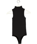 COMMANDO Black High Neck Sleeveless Bodysuit One Size